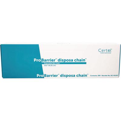 Certol ProBarrier DisposaChain Disposable Bib Holders White 300pk