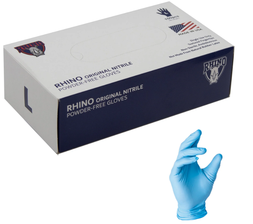 Rhino Health Nitrile Gloves Large – Vitacore Industries