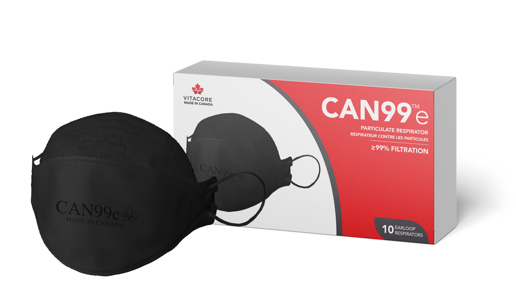 Vitacore CAN99e Black Earloop Respirator
